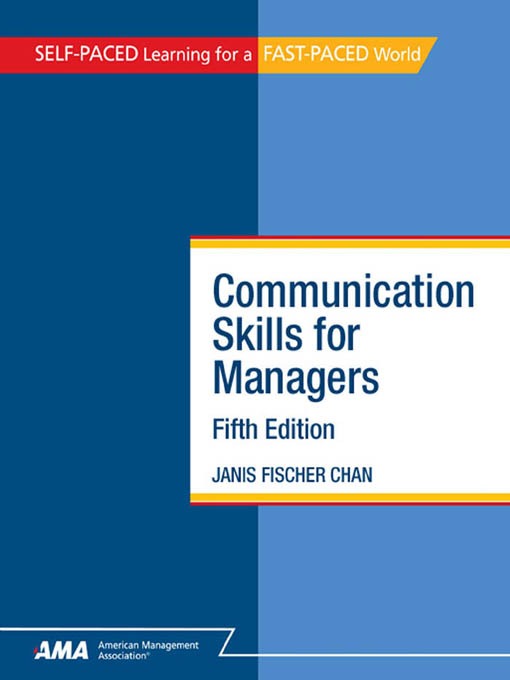 Title details for Communication Skills for Managers by Janis Fischer Chan - Available